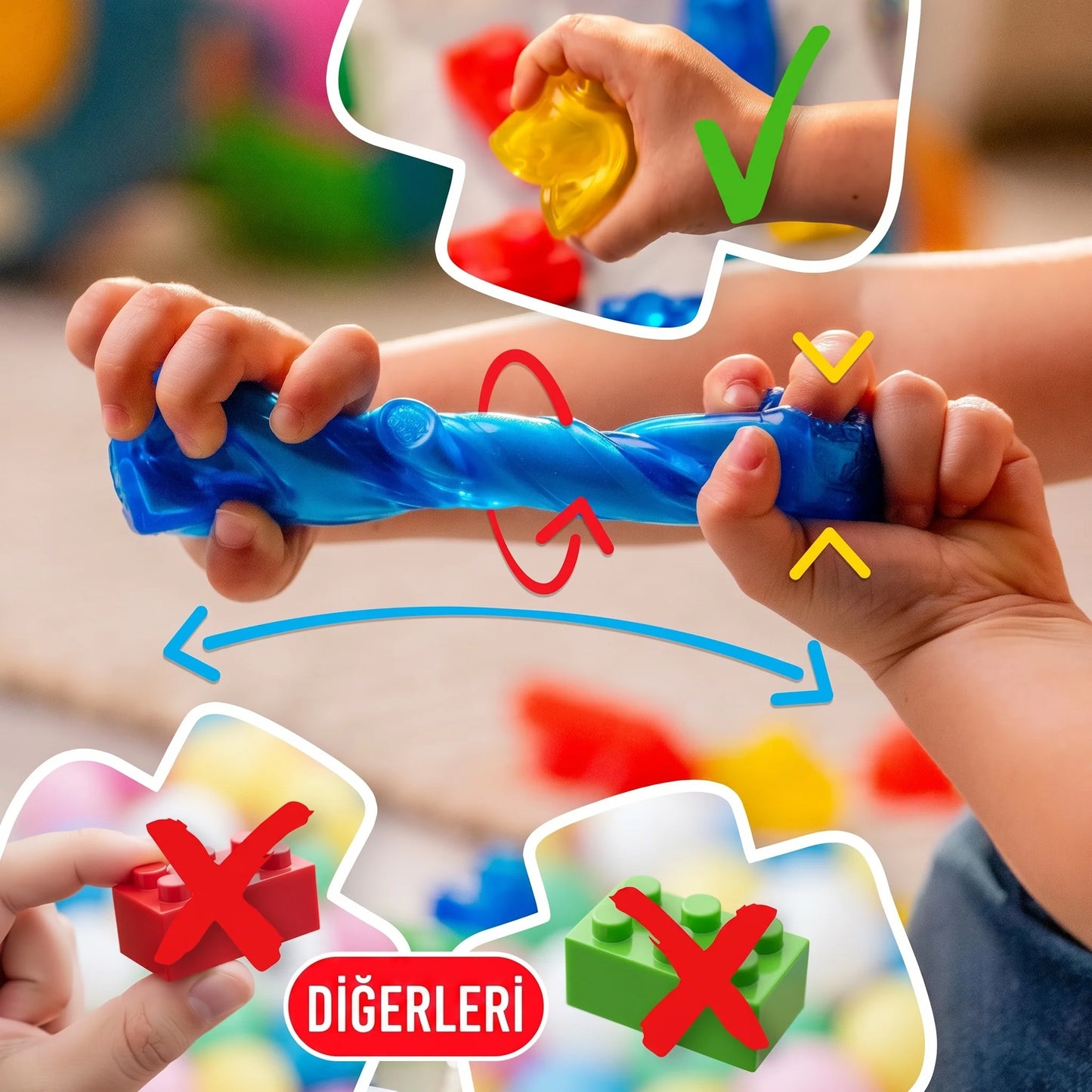ZoyoKids™ Mıncır - Yumuşacık Bloklarla Hayalini İnşa Et!