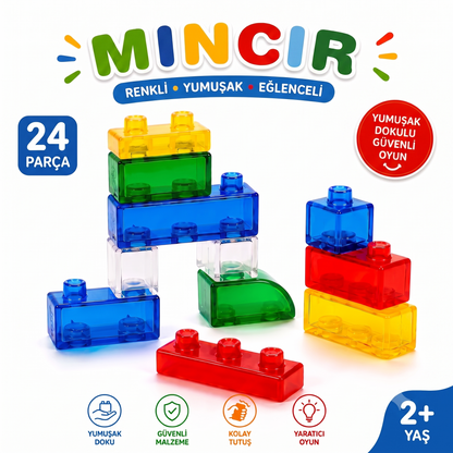 ZoyoKids™ Mıncır - Yumuşacık Bloklarla Hayalini İnşa Et!