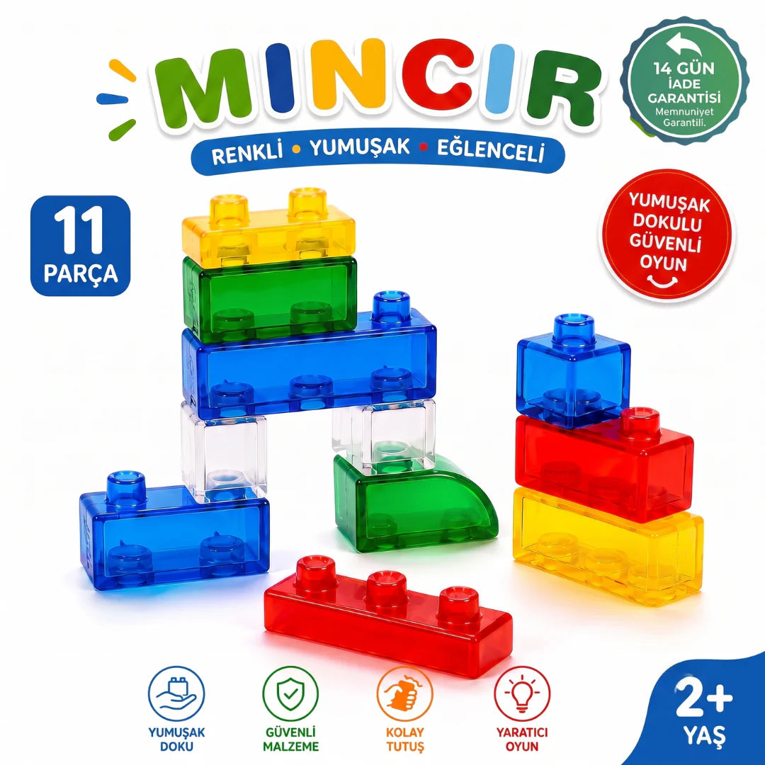 ZoyoKids™ Mıncır - Yumuşacık Bloklarla Hayalini İnşa Et!